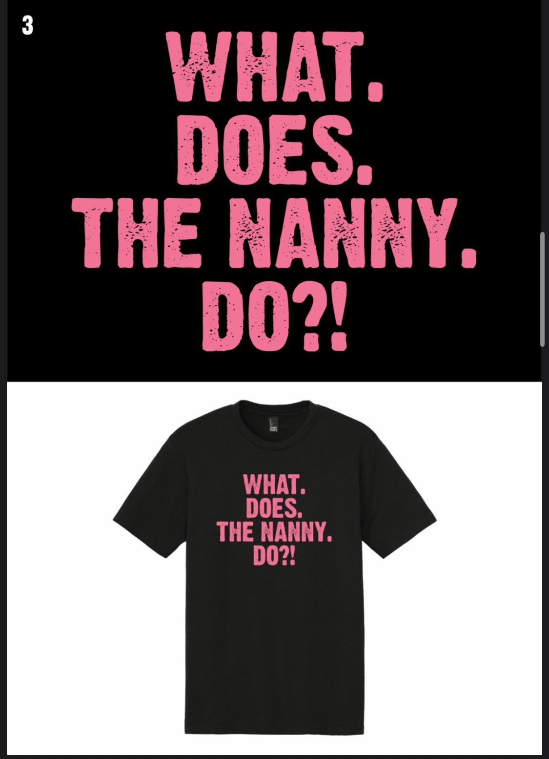 What Does The Nanny Do?! T-Shirt
